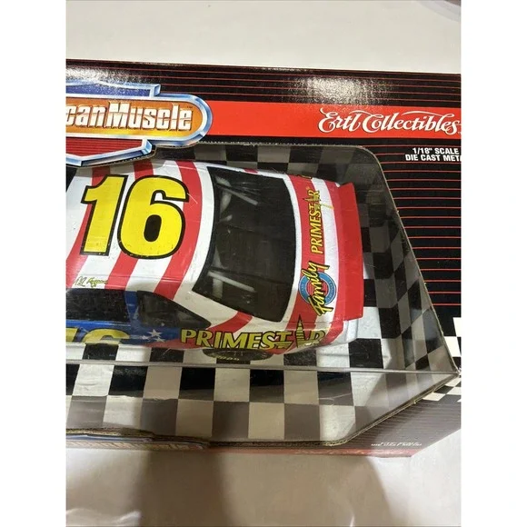 ERTL American Muscle Family Channel Thunderbird 16 Ted Musgrave Large 1 18" 1996 - Picture 12 of 13